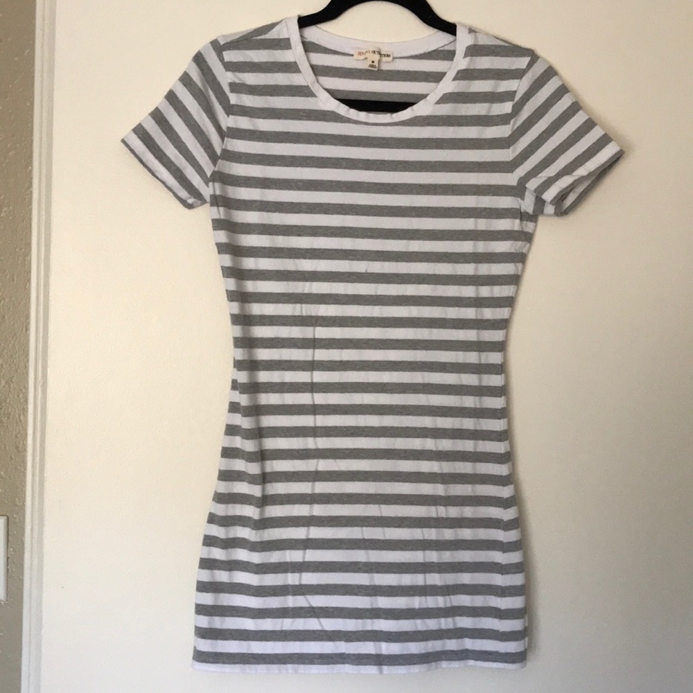 Striped Mini Body Con Dress